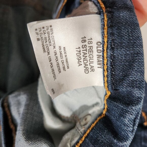 Old Navy The Flirt Womens Blue Bootcut Jeans Size 18 Regular - Picture 6 of 13